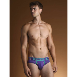 Supawear Sprint Cacti Brief Underwear Prickly Purple (T6122)