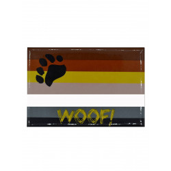 Woof! - Bear Flag Magnet (T5123)