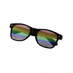 Rainbow Sunglasses Black (T6312)