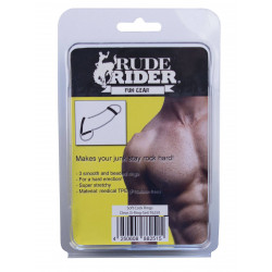 Rude Rider Soft Cock Rings Clear (3-Ring-Set) (T6259)