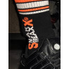 Sneak Freaxx Black Orange Socks Black One Size (T6409)