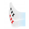Sneak Freaxx Amsterdam Socks #2 White One Size (T7648)