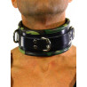 RudeRider Collar 3 D-Ring with Padding Leather Camo One Size (T7359)