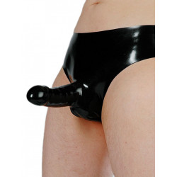 Fetisso Brief with Condom Underwear Black (T3568)