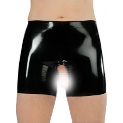 Fetisso Shorty Condom Open Shorts Black (T3570)
