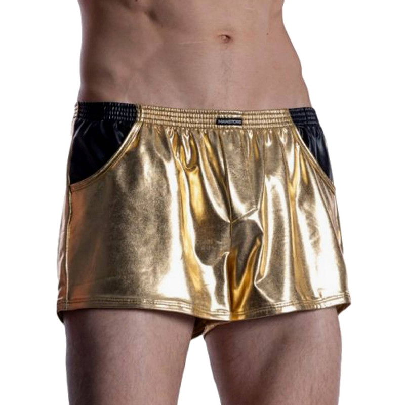 Manstore Grope Shorts M2011 Underwear Gold/Black (T7793) Manstore Grope Shorts M2011 Underwear Gold/Black (T7793)