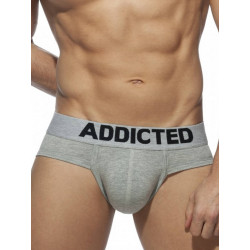 Addicted My Basic Brief Underwear Heather Grey (T7844)