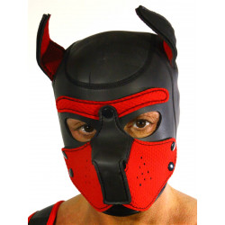 RudeRider Neoprene Puppy Hood Red (T7273)