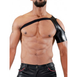 TOF Paris Open Shoulder Harness Black (T7088)