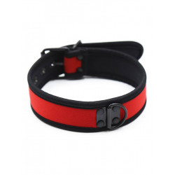 RudeRider Neoprene Puppy Collar Red (T7266)