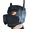 RudeRider Neoprene Puppy Hood Black (T7271)