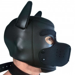 RudeRider Neoprene Puppy Hood Black (T7271)
