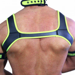 Rude Rider Neoprene Harness Black/Yellow (T7287)