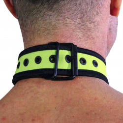RudeRider Neoprene Puppy Collar Yellow (T7265)