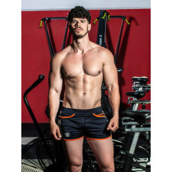 TOF Camo Gym Shorts Navy (T8177)