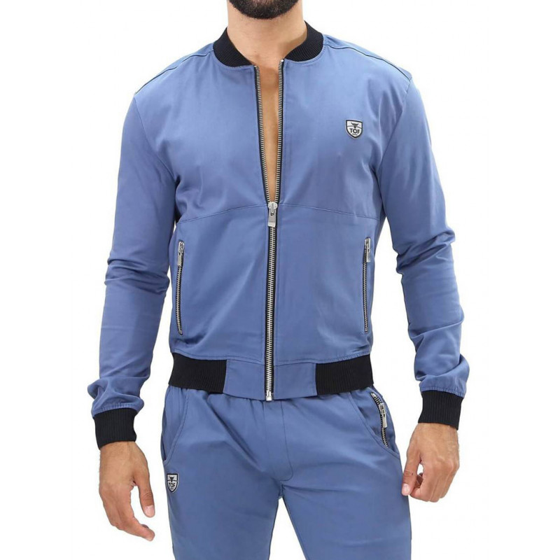 TOF Fashion Jacket Blue (T8206)