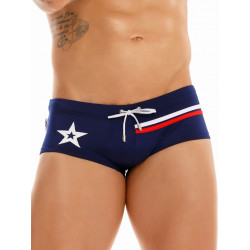 JOR Squba Swim Boxer Swimwear Blue/Red/White (T8289)