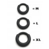 Silicone Steel Fusion Ring Boost Black (T8316)