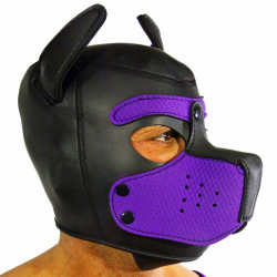 RudeRider Neoprene Puppy Hood Purple (T7279)