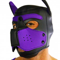 RudeRider Neoprene Puppy Hood Purple (T7279)
