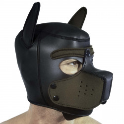 RudeRider Neoprene Puppy Hood Coffee Brown (T7280)