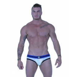 GB2 Gavin Brief Underwear White/Black/Royal (T6085)