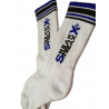 Sneak Freaxx Dark Blue Socks White One Size (T6406)