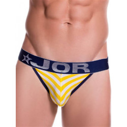 JOR Jock Travel Jockstrap Underwear Yellow Stripes (T6903)