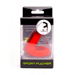 Sport Fucker Liquid Silicone Rugby Ring Red (T8327)