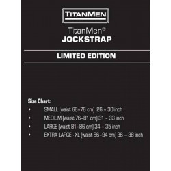 TitanMen Jockstrap Underwear Black/Black (T8388)