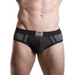 GBGB Jaxon Acid Jock Brief Underwear Charcoal/Black (T7678)