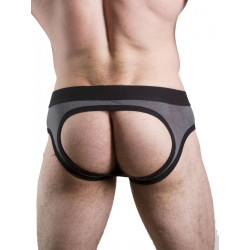 GBGB Jaxon Acid Jock Brief Underwear Charcoal/Black (T7678)