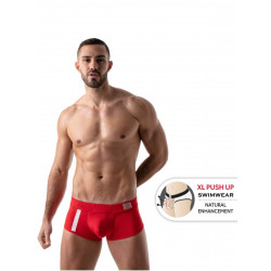 TOF XL Push-Up Swim Trunks Swimwear Red (T8453)