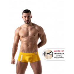 TOF XL Push-Up Swim Trunks Swimwear Yellow (T8454)