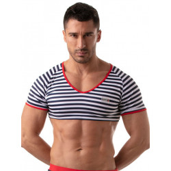 TOF Iconic Crop Top T-Shirt Sailor Blue (T8568)
