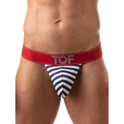 TOF Iconic Stringless Thong Sailor Navy (T8570)