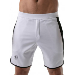ToF Paris Gym Shorts Long White (T8573)