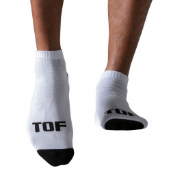 ToF Paris Low Cut Socks White/Black (T8582)