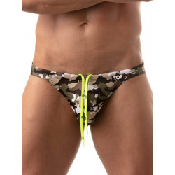TOF Paris Iconic Mini Swim Briefs Khaki Camo (T8555)