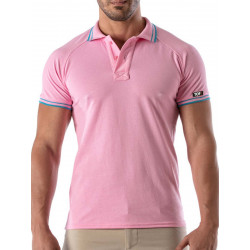 TOF Patriot Polo T-Shirt Pink (T8664)