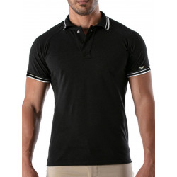 TOF Patriot Polo T-Shirt Black (T8666)