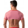 ToF Paris Sailor Crop Top T-Shirt Red (T8687)
