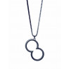 2Eros Icon Necklace Black (T8762)