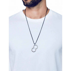 2Eros Icon Necklace Black (T8762)