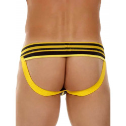 JOR Varsity Jockstrap Underwear Black/Yellow (T8790)