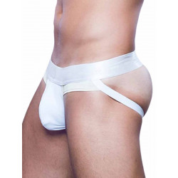 2Eros Aktiv Pegasus Jockstrap Underwear White/Tan (T8840)