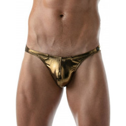 TOF Paris Metal Mini Brief Underwear Gold (T8850)