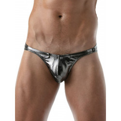 TOF Paris Metal Mini Brief Underwear Silver (T8851)