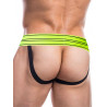 Cut4Men Rugby Jockstrap Underwear Neon Green (T8874)