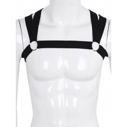 Rude Rider Elastic Double Shoulder Harness Black (T7453)